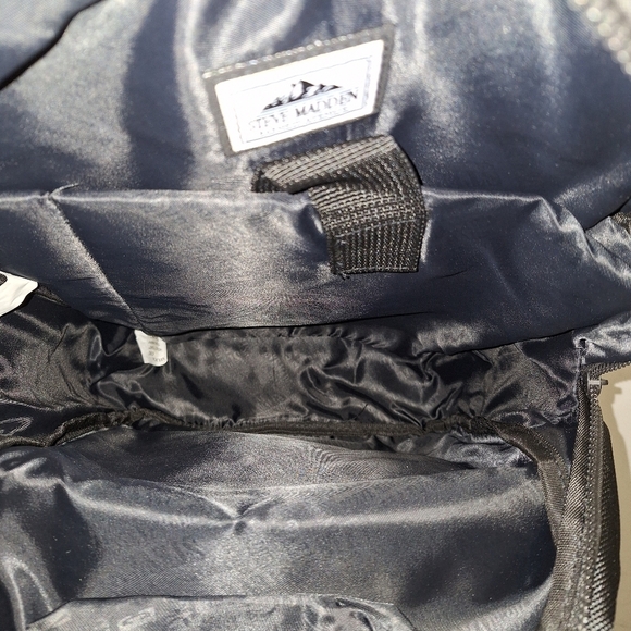 Steve Madden Black nylon Backpack. It's new with tags with no flaws. Carry-all - Picture 7 of 8